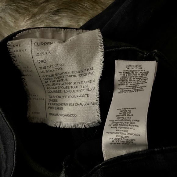 Current Elliott The High Waist Ankle Skinny Jeans - Picture 6 of 7